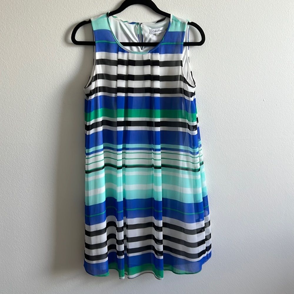 Calvin Klein lined party dress.